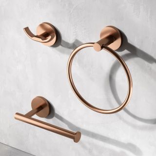 Кольцо для полотенец AM.PM X-Joy A85A34444 розовое золото